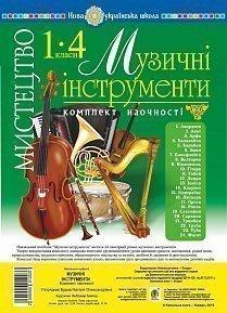 Мистецтво. 1-4 класи. Музичні інструменти. Комплект наочності. НУШ Мистецтво. 1-4 класи. Музичні інструменти. Комплект наочності. НУШ